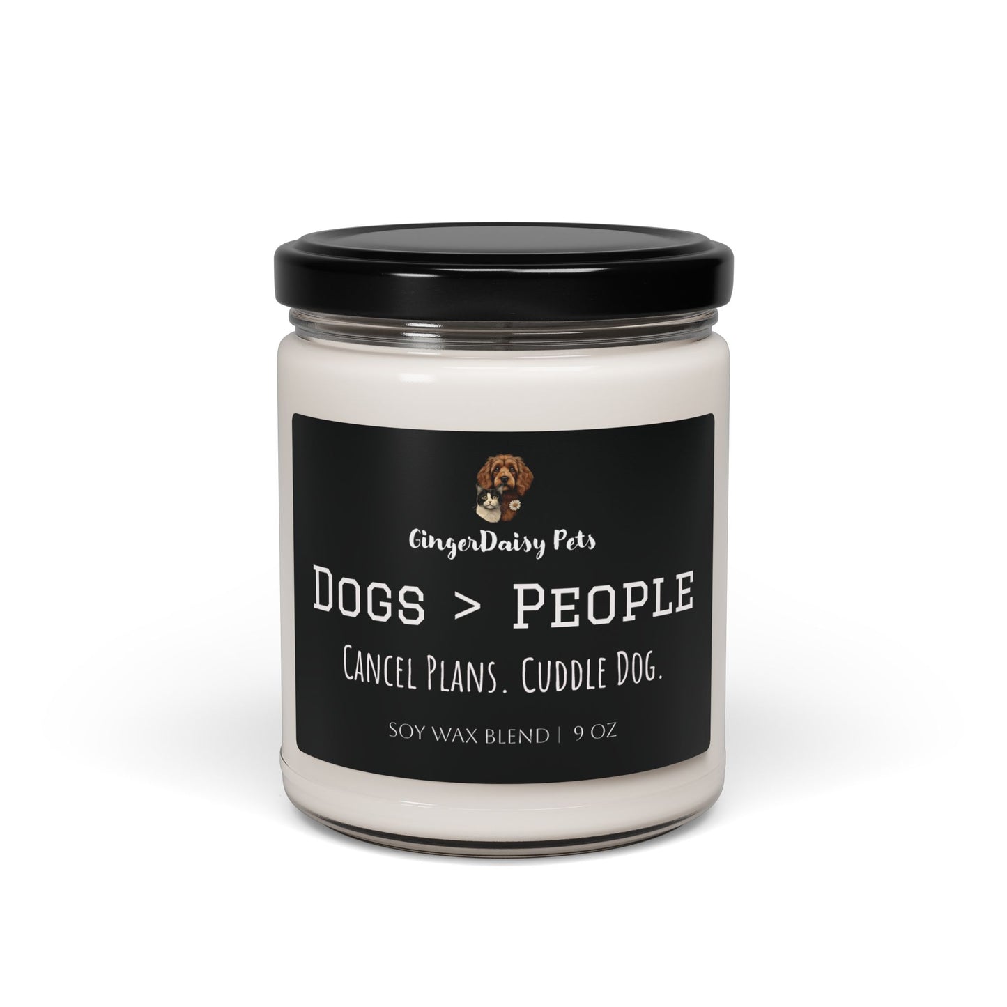 Dogs > People - Soy Candle, 9oz