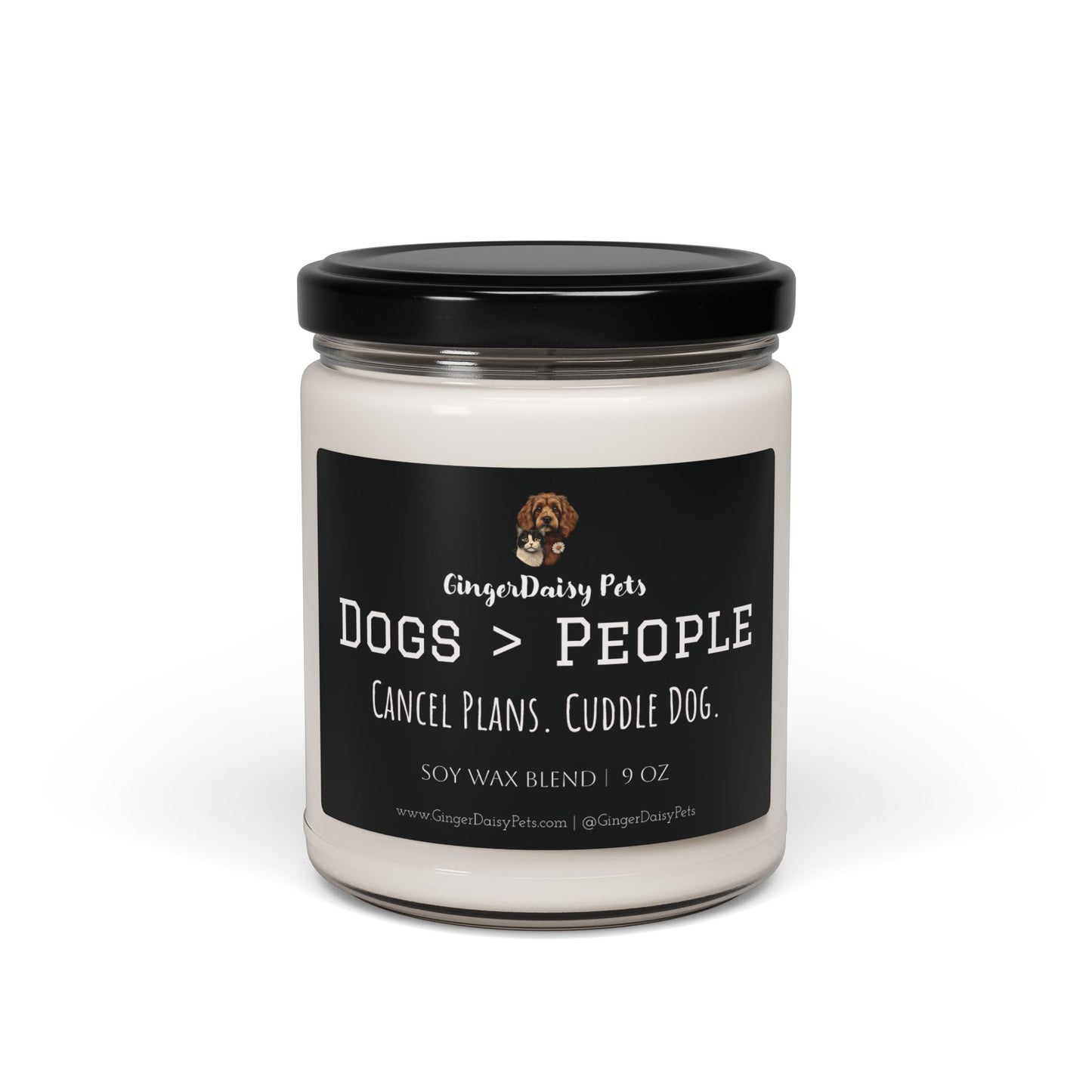 Dogs > People - Soy Candle, 9oz