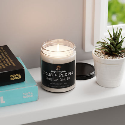 Dogs > People - Soy Candle, 9oz