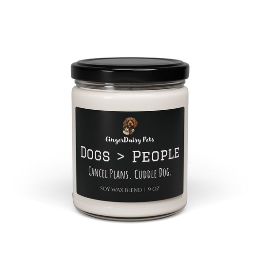 Dogs > People - Soy Candle, 9oz