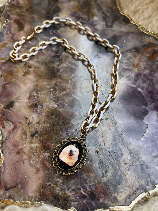 Custom Pet Portrait Necklace – “Carry Their Love Close”