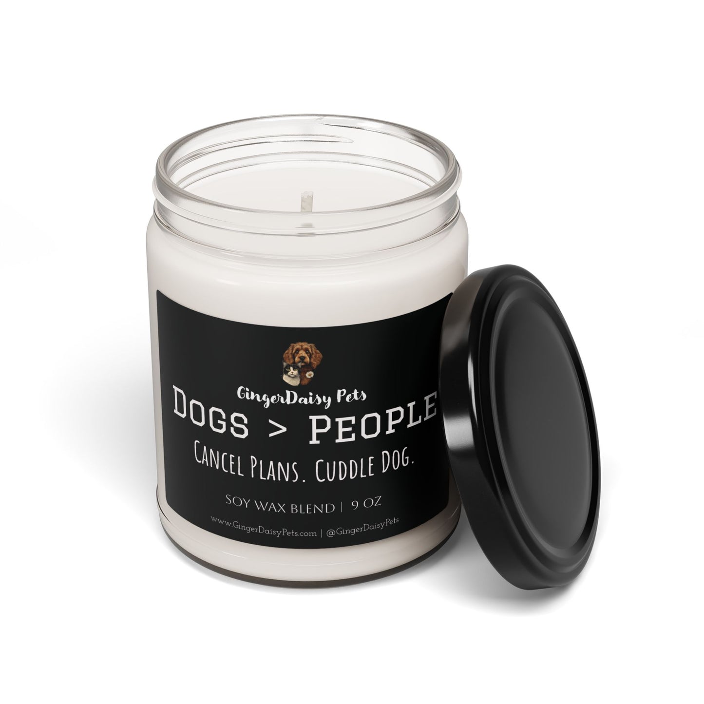 Dogs > People - Soy Candle, 9oz