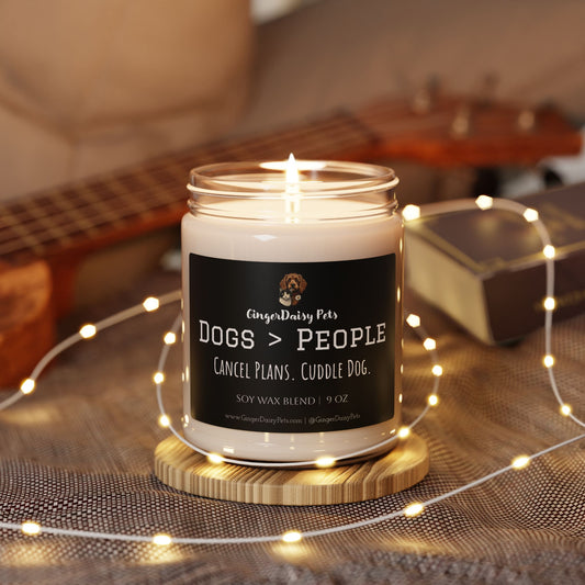 Dogs > People - Soy Candle, 9oz