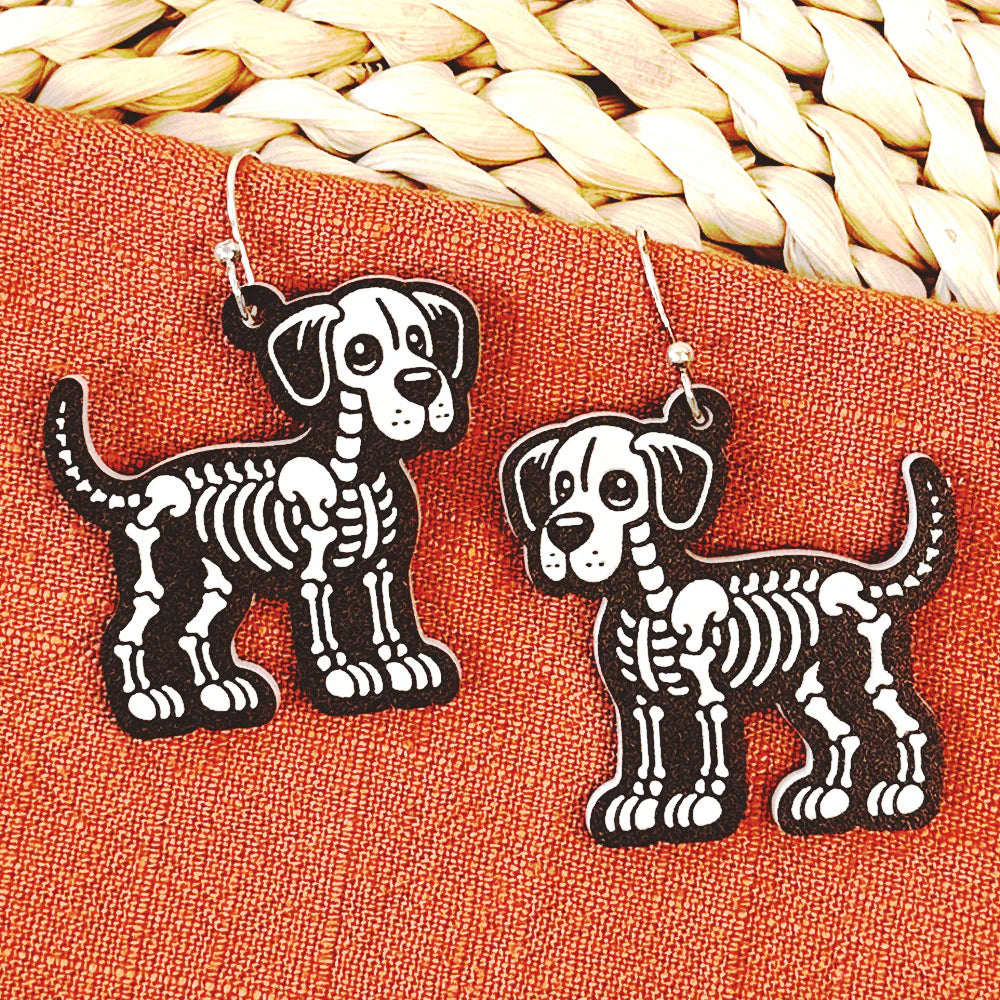 Great Dane Skeleton Earrings