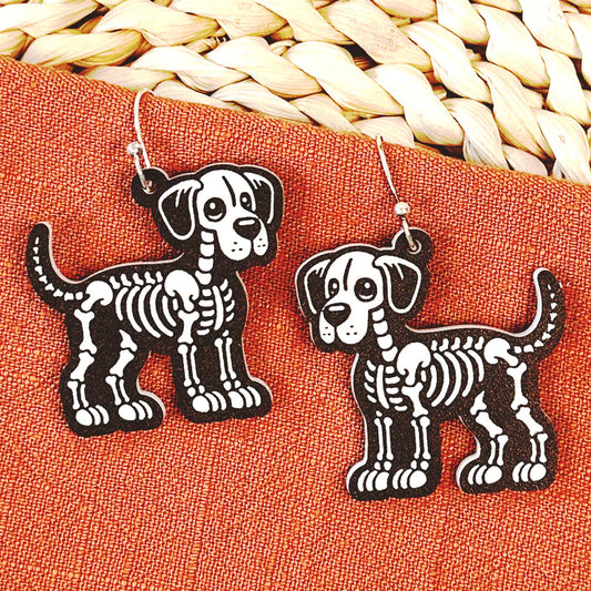 Great Dane Skeleton Earrings